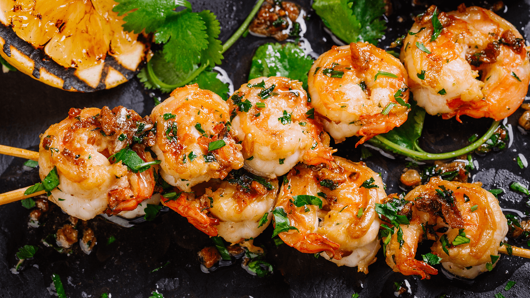 A dish showing Jalfrezi shrimps