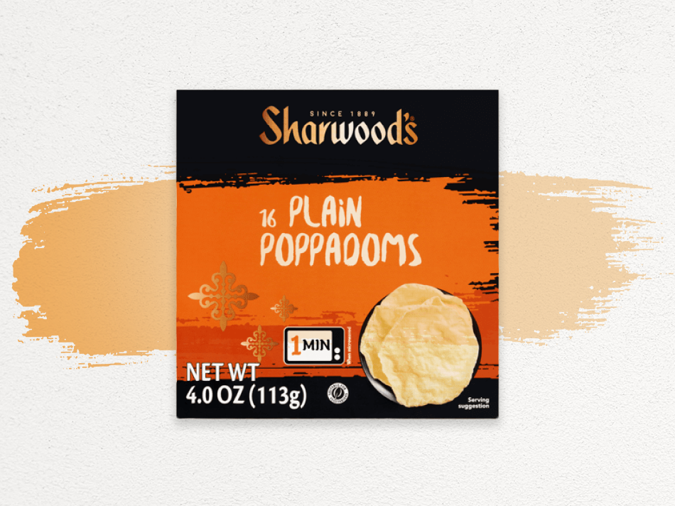 plain poppadoms