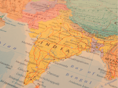 A map of India