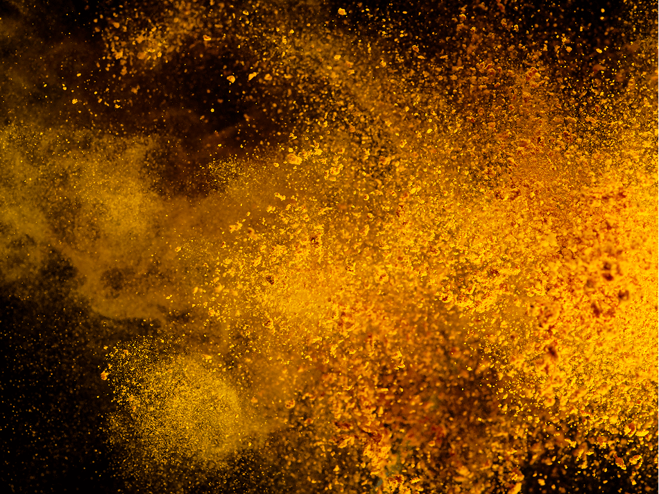An explosion of curry powder