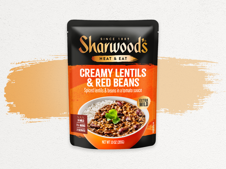 Sharwoods Creamy Lentils and red beans